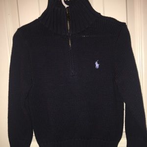 Polo boys navy blue sweater size 3t